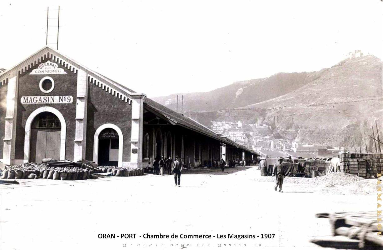 Oran - Port - Magasins - Chambre de Commerce - 1907.jpg